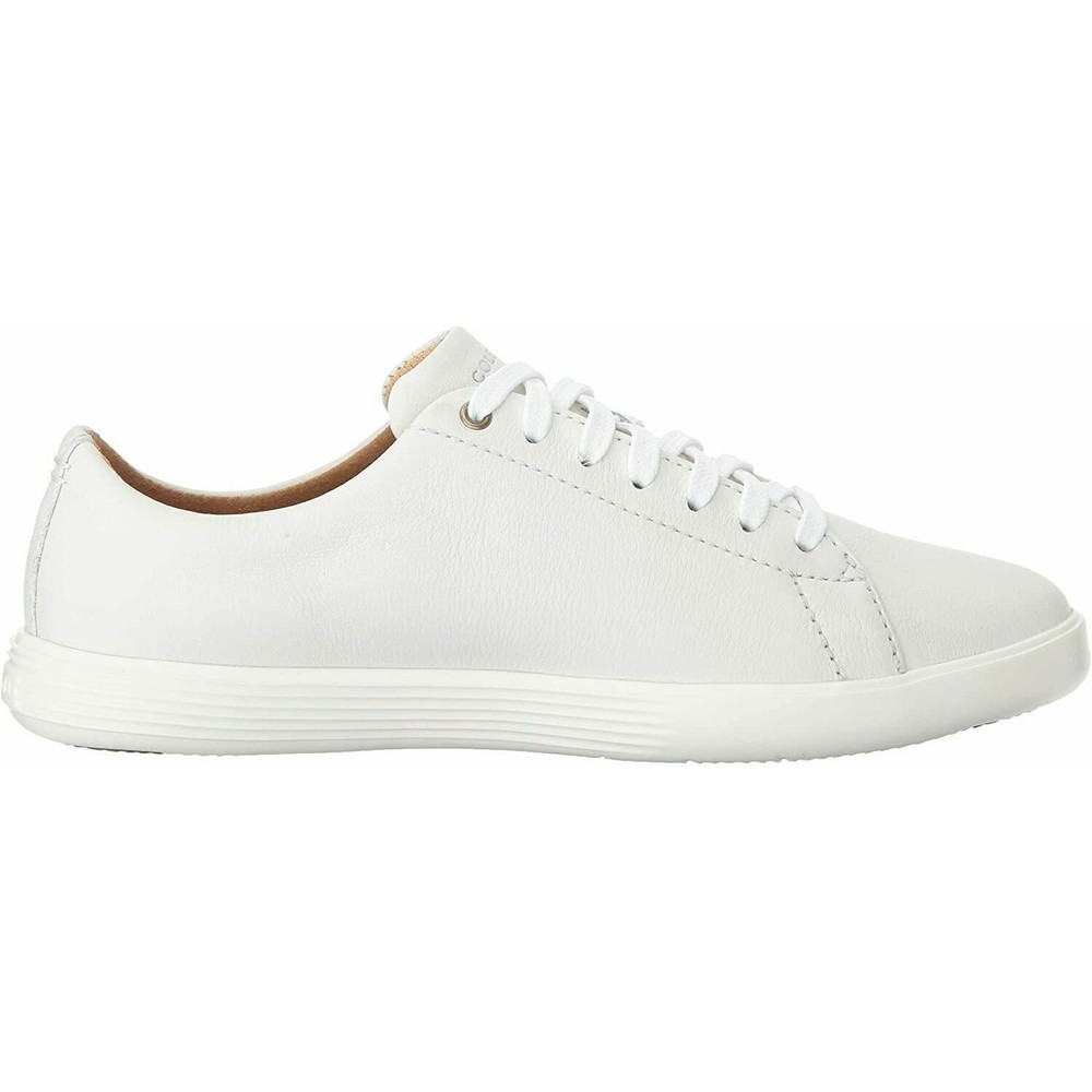 Cole Haan Grand OS Crosscourt II Mens 8 White Leather Sneaker Footwear Shoes NEW - Picture 5 of 10